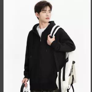 겨울 루즈핏 기모 후드집업 남자 여자 커플후드집업 무지 후드티