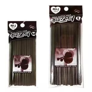 [RG4P04S2]하니 일회용 빨대 테이크아웃 커피스틱 2종 빨