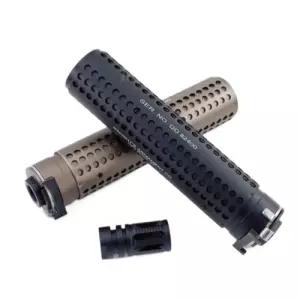 에어소프트건 소음기 메탈 KSC M16 존웍 타란 에어 구형 스펀지 F1 AR16 까만색 서바이벌 가드 타겟 빨리