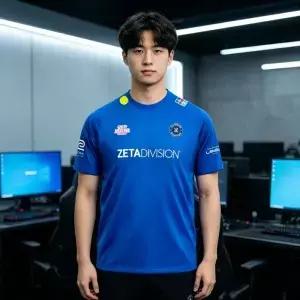 여름 캐주얼 E스포츠 제타 디비전 팀 저지 반팔 티셔츠 오버사이즈 빠른 건조 가족 세트