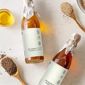 민픽 저온압착 중국산 참기름 350ML+들기름 350ML