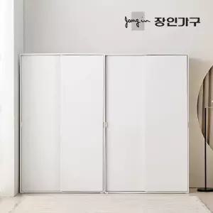 (무료배송) 코라 2400 슬라이딩 옷장 세트 1200 (선반형,2개)