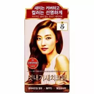 려 우아채 멋내기 새치크림 7O-오렌지브라운 3회분 랍슨유통