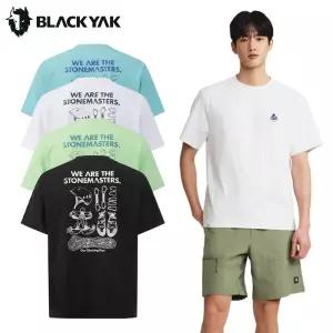 블랙야크 경량 흡습 속건 클라이밍 공용 볼더링 그래픽 반팔티 1BYRTMU901