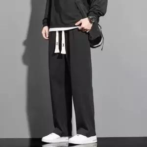 슬렉스 찰랑 밴딩 팬츠 와이드핏 힙한바지 운동복바지