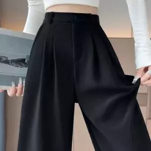 하객룩 바지 면접복장 정장 캐주얼팬츠 여성용바지 팬츠 캐주얼 와이드 여성용