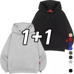 [엘라모] 3H 무지 후드티 남녀공용 빅사이즈 M~4XL