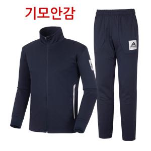 아디다스 컴뱃스포츠 마샬아츠 남여공용 동계 기모 트레이닝복 세트 TR110 네이비