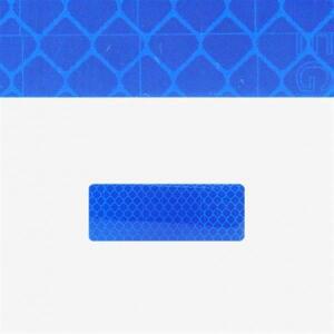 반사리플렉터 스티커 미니직사각 블루 10개 1세트