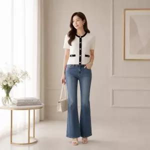[지고트](광주신세계)JR4E0SLJ53 [  와이드 데님 팬츠  ]