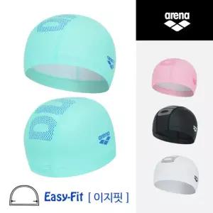 아레나 도트 이지핏 수모(C1AL02)실리콘코팅 수영모자