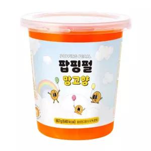 토핑스 팝핑펄 팝핑보바 망고 907g