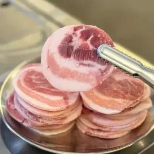 한식대가 국내산 한돈 돈두롤[뽈항정살] 2kg 세절 [5mm컷팅/구이용]