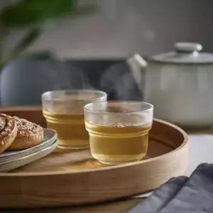 이케아 올리브트라스트 유리컵 290ml 유리 지름9x8cm 그릇 보관용기 샐러드