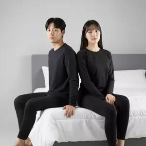 남자 기모내복 발열 내의 겨울 보온 여성 상하의