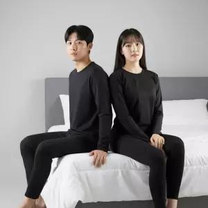 남자 기모내복 발열 내의 겨울 보온 여성 상하의