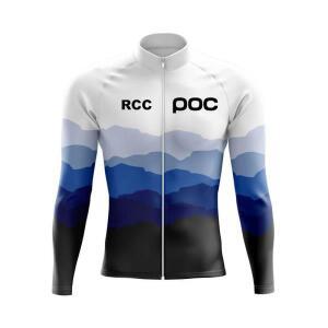 2025 봄/가을 사이클링 저지 긴팔 남성 MTB 자전거 탑 팀 여름 야외 속건 의류 스포츠웨어