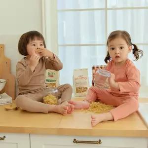 라인(코코아,코랄)골지 스판 실내복