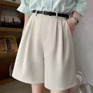 세미 정장 반바지 데일리 슬랙스 여성 세미 5부 반바지 여름