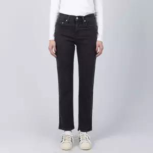 리바이스 LEVI'S 여성 청바지 약기모 724 슬림 스트레이트 웜진 블랙 188830301 217656