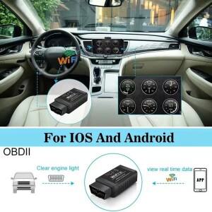 [호환] ELM327 V1.5 스캐너 자동차 코드 리더 OBD2 WIFI 결함 감지기 진단 도구 (아이폰 IOS / 안드로이드
