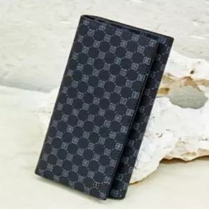 닥스 액세서리 26FW [장지갑][LOUIS PVC][루이스 PVC] 블랙 가죽 로고 DD 패턴 DBWA6F121BK