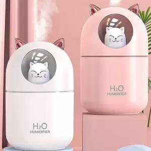 USB 미니 야옹이가습기 무드등 고양이 가습기 사무실가습기 미니가습기 무드등가습기 고양이가습기