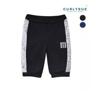 CURLYSUE [컬리수] 라인블럭 애슬레져6부팬츠 CNM2XQPT84