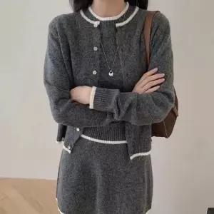 [라일리여성의류] Rly 여성가디건 청순가련 포근 반팔니트앤가디건 세트