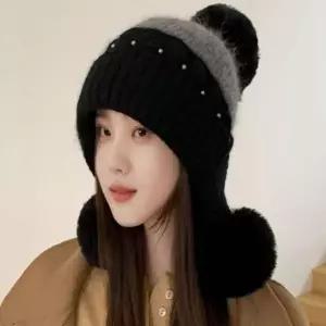 [아웃도어스/셀러허브_아웃도어]비니 모자 니트 안감 겨울 귀달이 방한모자