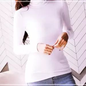 여성티셔츠 데일리 반팔 기모 목폴라티 박스티 슬림핏 여성 기본티셔츠 61W99A4FC