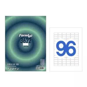 라벨용지 폼텍 분류라벨지 96칸 LS3622 100매