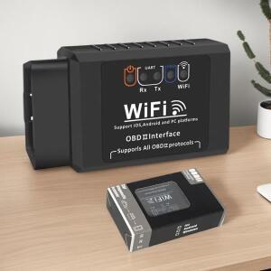 OBD2 WIFI ELM327 V1.5 스캐너 자동차 OBDII 코드 읽기용 iOS/Android 진단 Wi-Fi)