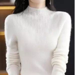 블링블링 캐시미어 큐빅니트