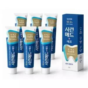 부광약품 시린메드 에프 시린이치약 잇몸치약 무불소 125g 6개