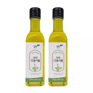 청화농산 국산 생들기름 200ml x 2 [BGO51597]