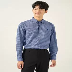 [빈폴멘]그리드 체크 셔츠  블루 (BC5864C13P)