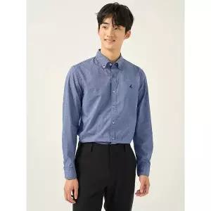 [빈폴]그리드 체크 셔츠 블루 (BC5864C13P)