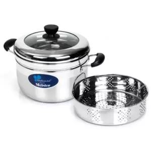 키친아트 찜냄비 찜솥 스텐 찜통 채반 찜기 2단 26cm [BSJ66896]