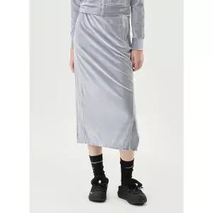[르꼬끄](강남점)[정상가 109,000원][70% OFF] 여성 벨벳 맥시 스커트 LGR / QP422OSKO2