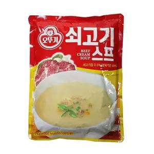 오뚜기 쇠고기 스프 1kg 크림 수프 식자재