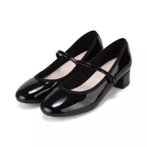 BABARA 바바라 소가죽 페이턴트 베이직 메리제인 여성 키튼힐 3.5cm_BBJ105 845028