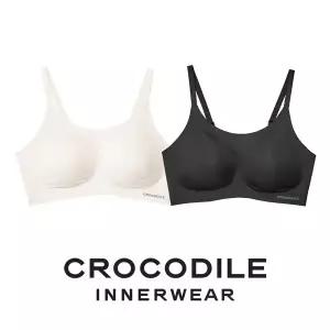 크로커다일 소프트핏 쉘론 스트랩 패드일체형 브라2종 오트밀 블랙 CDWBR5M0912 844472