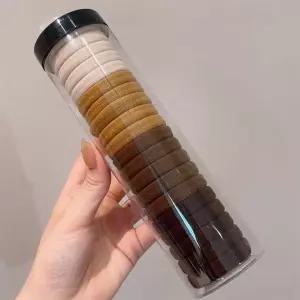 머리고무줄 통통 간편보관 탄력 머리끈 20p 여성