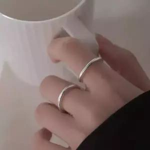 링 반지 레이어드 실버 은 심플 패션 고급 데일리