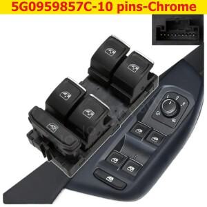 5G0959857C 자동차 파워 윈도우 마스터 스위치 컨트롤 (폭스바겐 호환 골프 MK7 GTI 파사트 B8 티구안 MK2