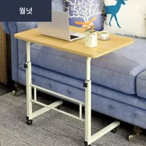 베드테이블 이동식 바퀴테이블 조립식테이블 사이드테이블60x40