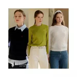 USPA 26FW 여성 긴팔 라운드니트 3종