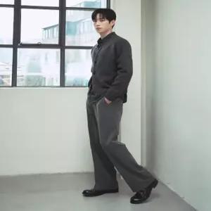 드로우핏 밴딩 와이드 슬랙스 [GREY] DFPT2103GY