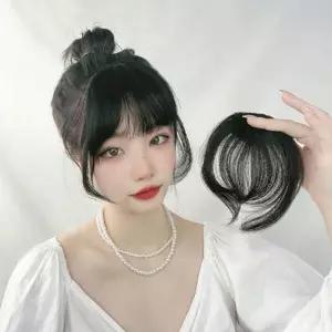앞머리가발 여성 자연스러운 내추럴뱅 붙임머리